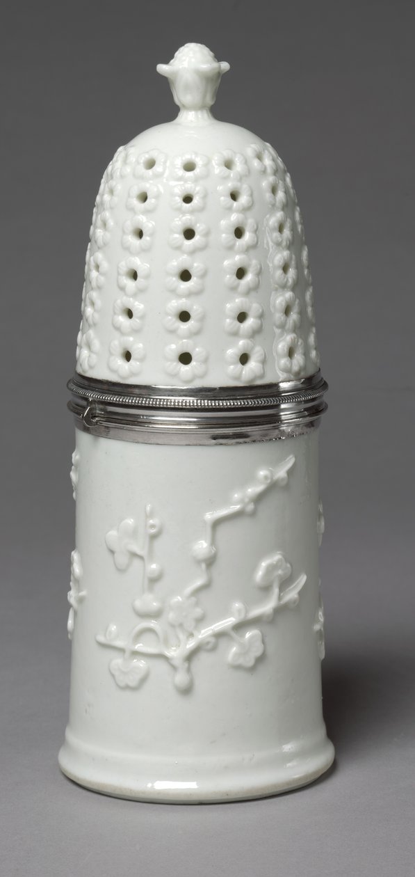 Sukkerstøber, fabrikant Saint Cloud Porcelænsfabrik, ca. 1732-1738 af French School