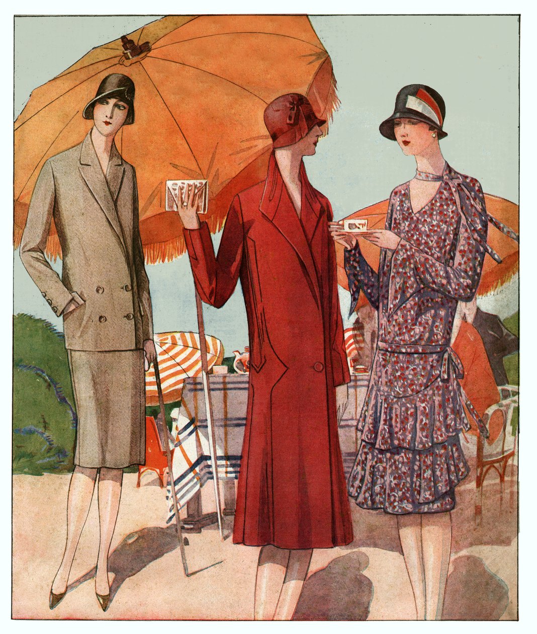 Sommerfrakke. (Illustration af French School