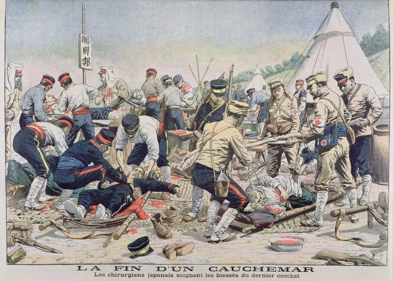 Kirurger fra det japanske Røde Kors, fra Le Petit Journal, 1905 af French School