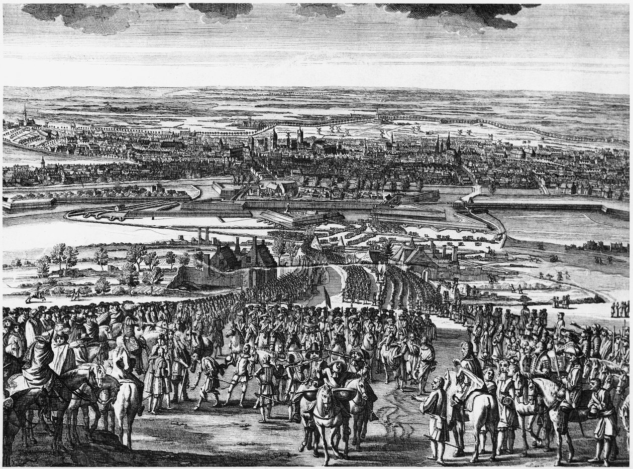 Overgivelse af byen og citadellet i Gent, 1678 af French School