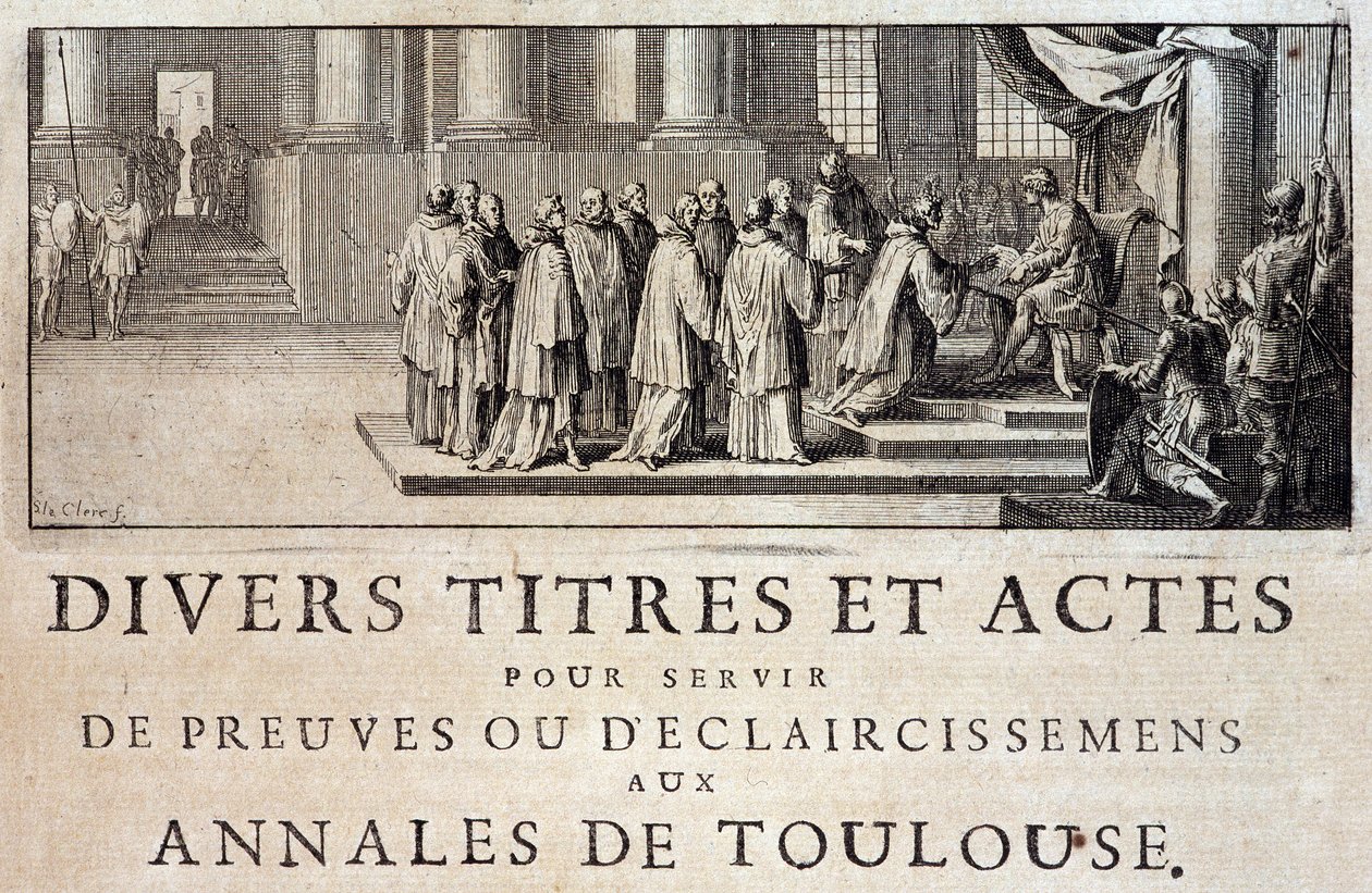Overtagelse af byen og greven af Toulouse af kong Philip III