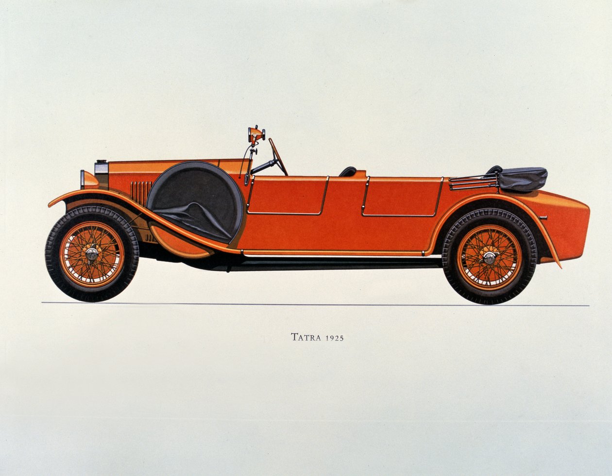 Tatra bil, 1925 af French School