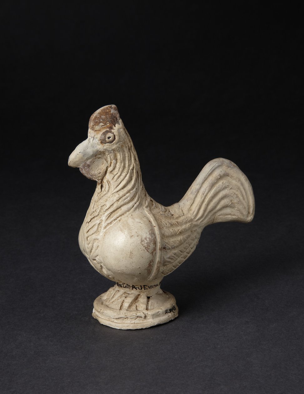 Terracotta figur af en hane (keramik) af French School