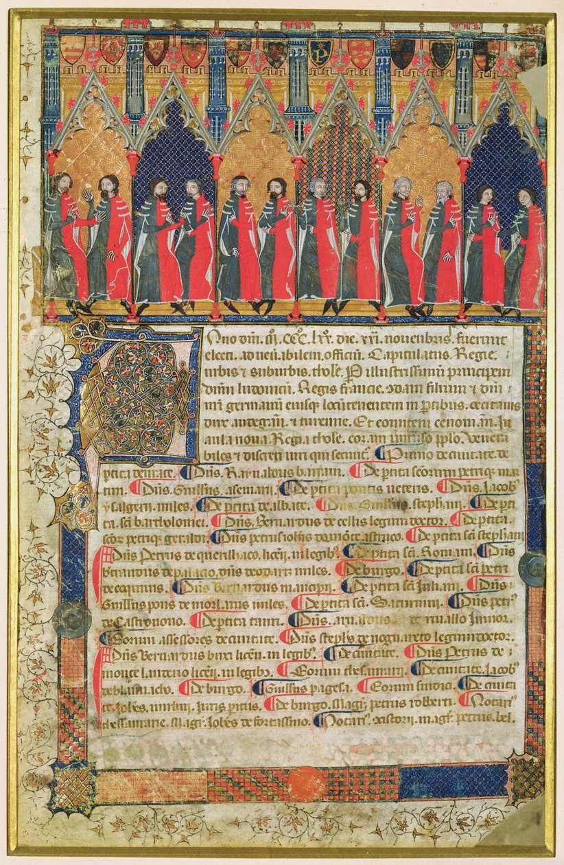 Aldermen of Toulouse, 1369 af French School