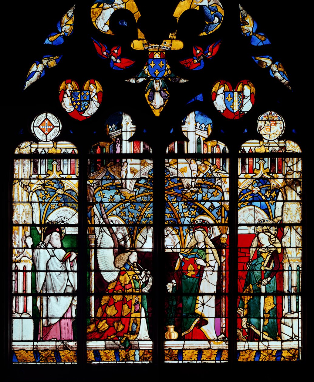Bebudelsen, fra Jacques Coeur-kapellet af French School