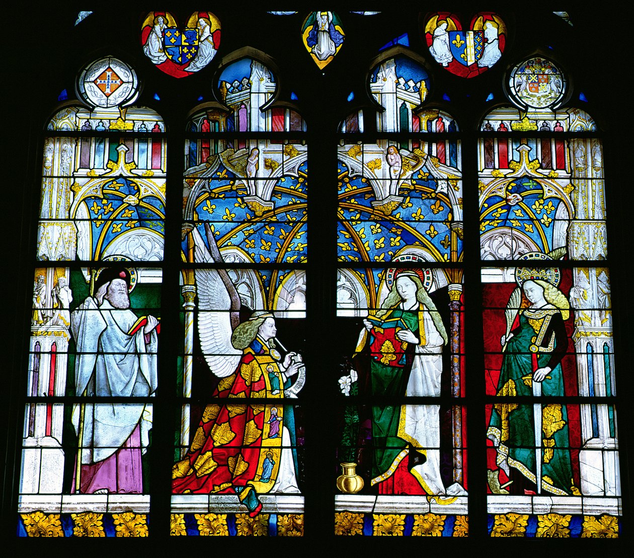 Bebudelsen, fra Jacques Coeur-kapellet af French School