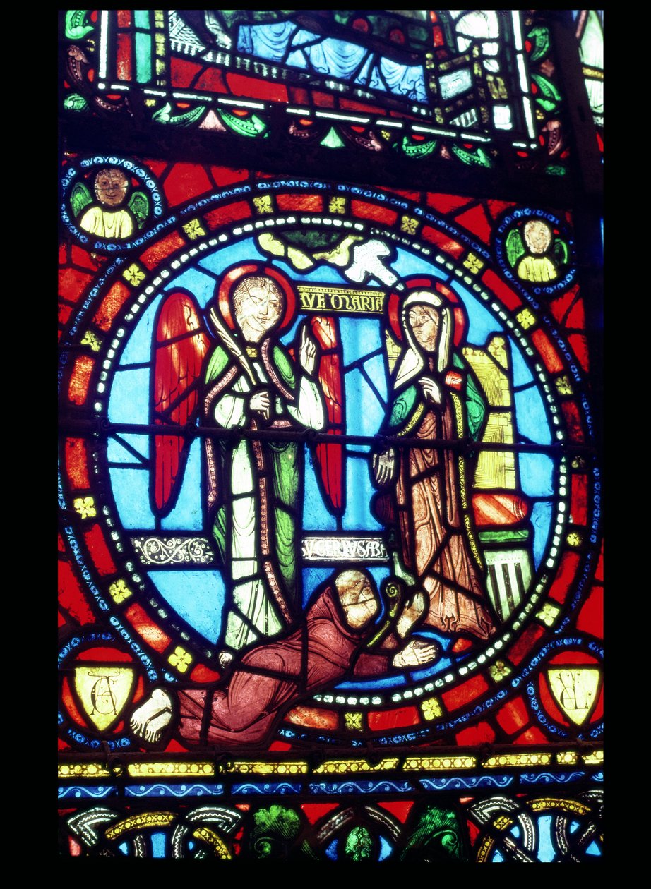 Bebudelsen med Suger (ca. 1081-1151), 1100-tallet af French School