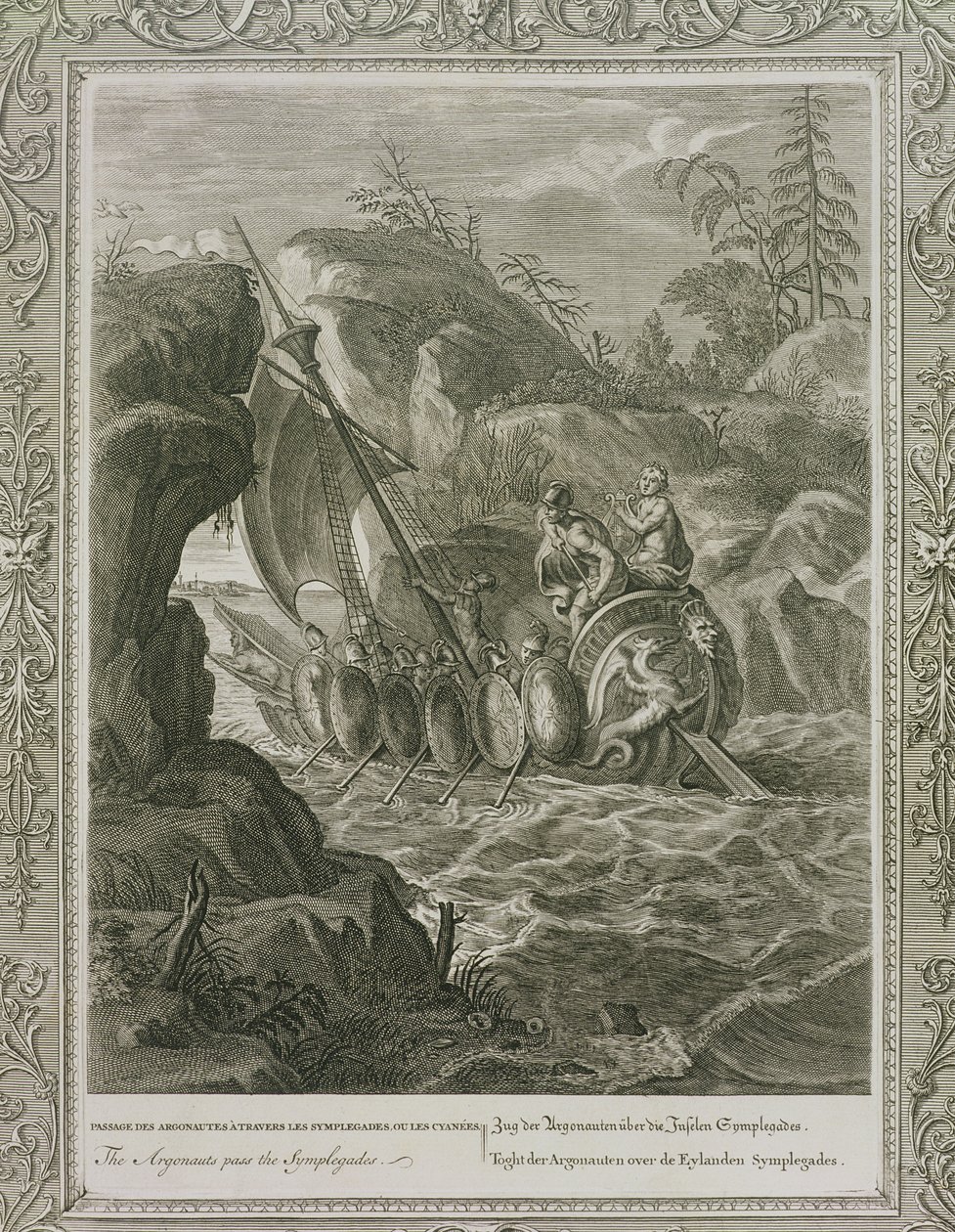 Argonauterne passerer Symplegaderne af French School