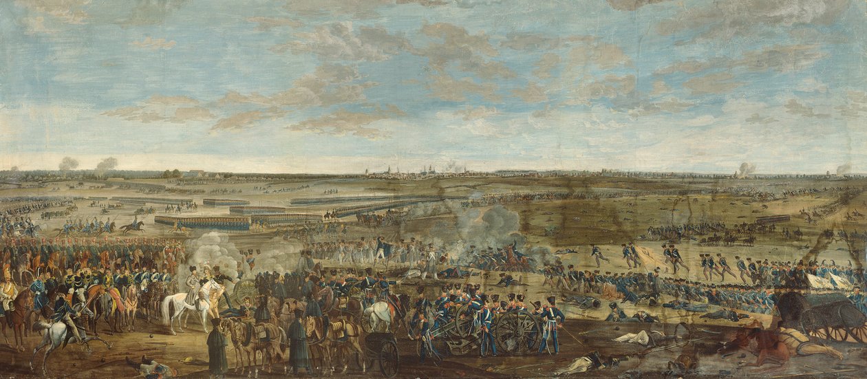 Slaget ved Leipzig, 18. oktober 1813 (se 161783 for detaljer) af French School