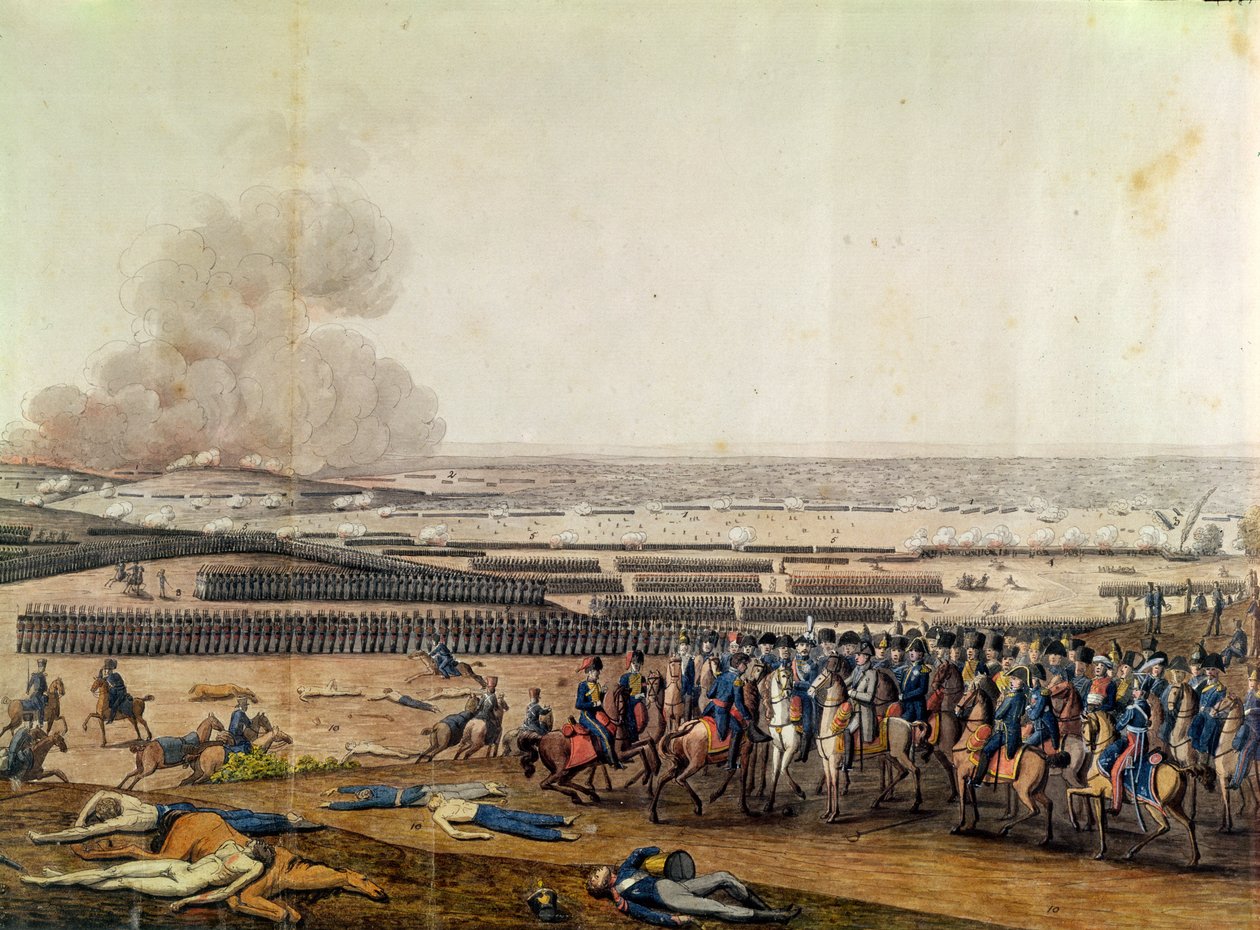 Slaget ved Moskva, 7. september 1812 (detaljer) af French School