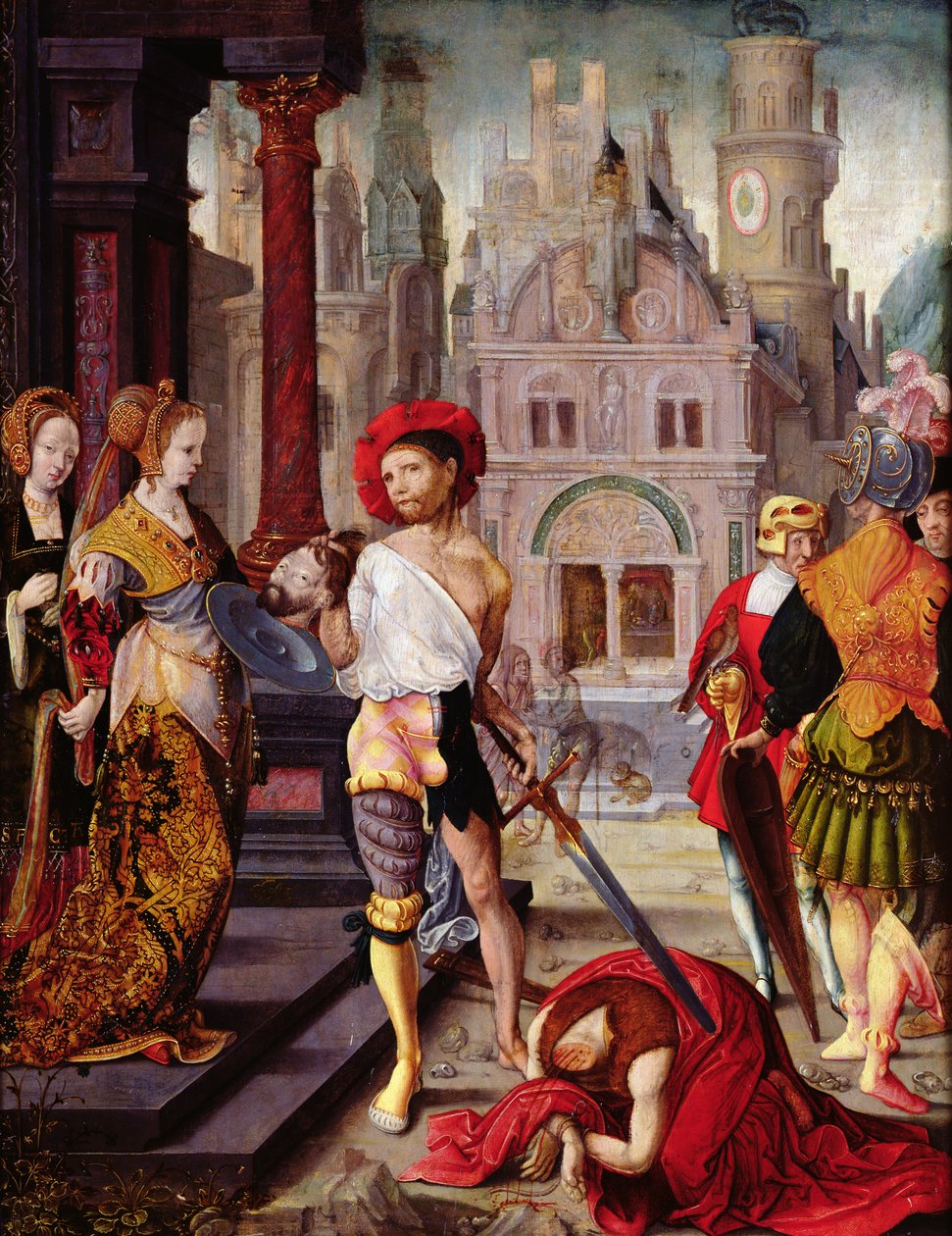 Halshugningen af Johannes Døberen, 1525 af French School