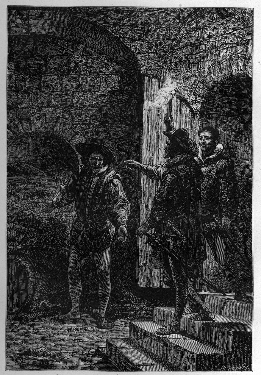 The Capture of Guy Fawkes - Arrest of Guy Fawkes (Guido Falxius, kendt som John Johnson, engelsk katolik af French School