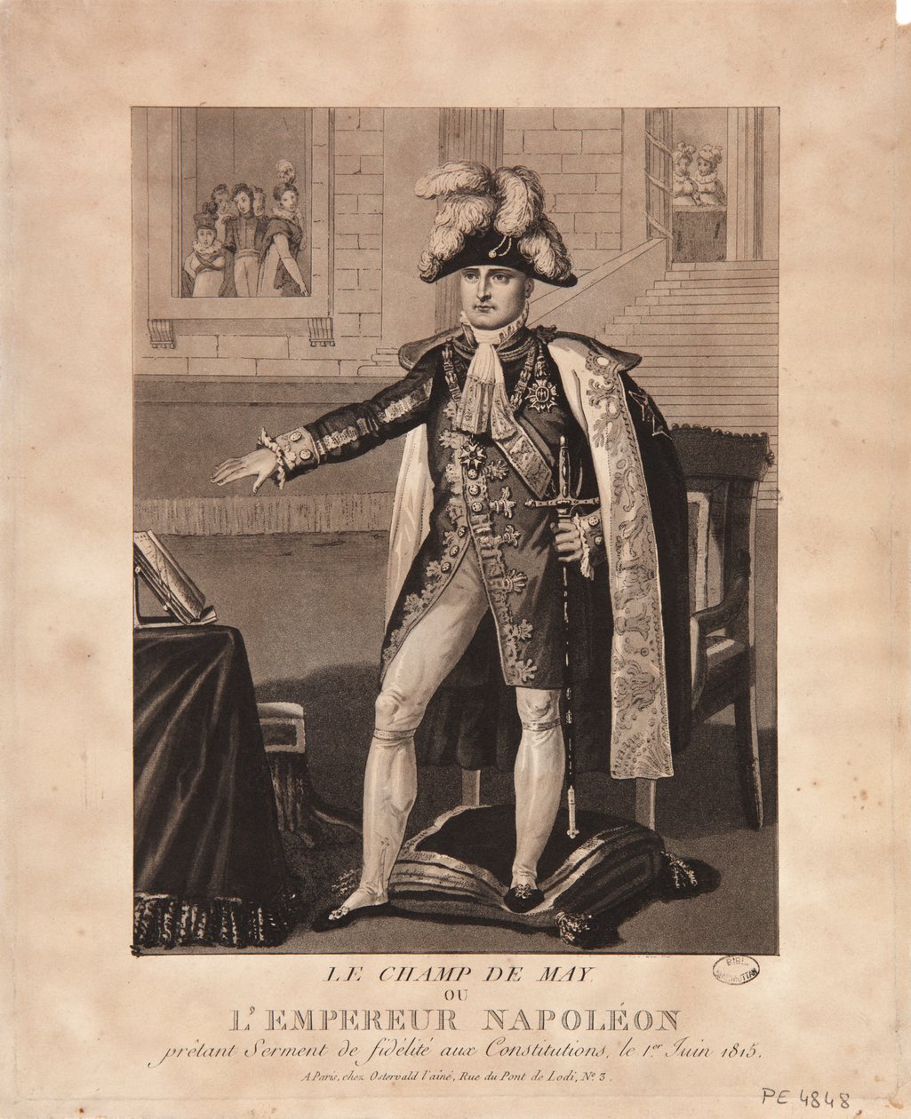 Champ de Mai, eller kejser Napoléon, der sværger troskabseden til forfatningen af French School