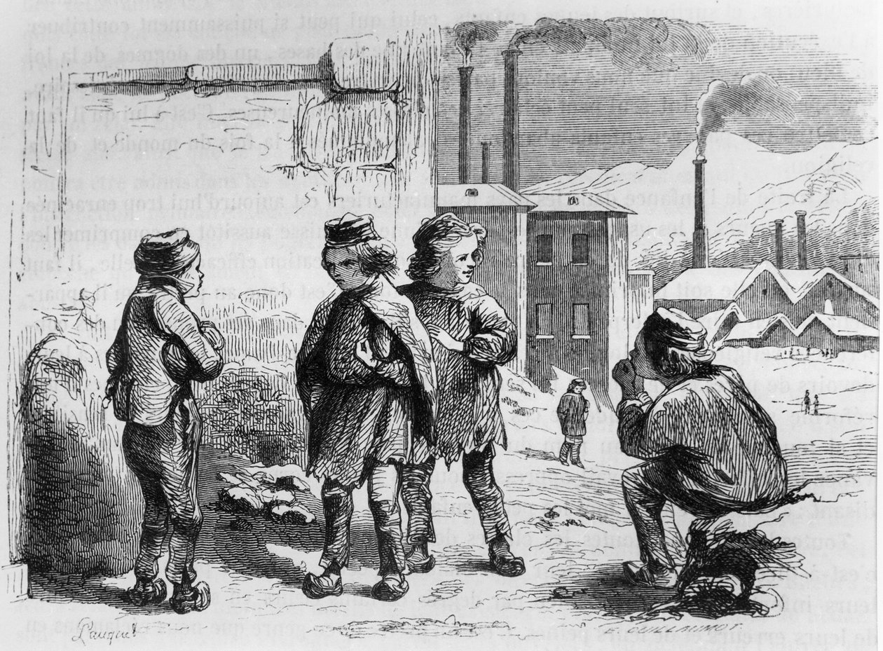 Fabrikkens børn, 1842 af French School