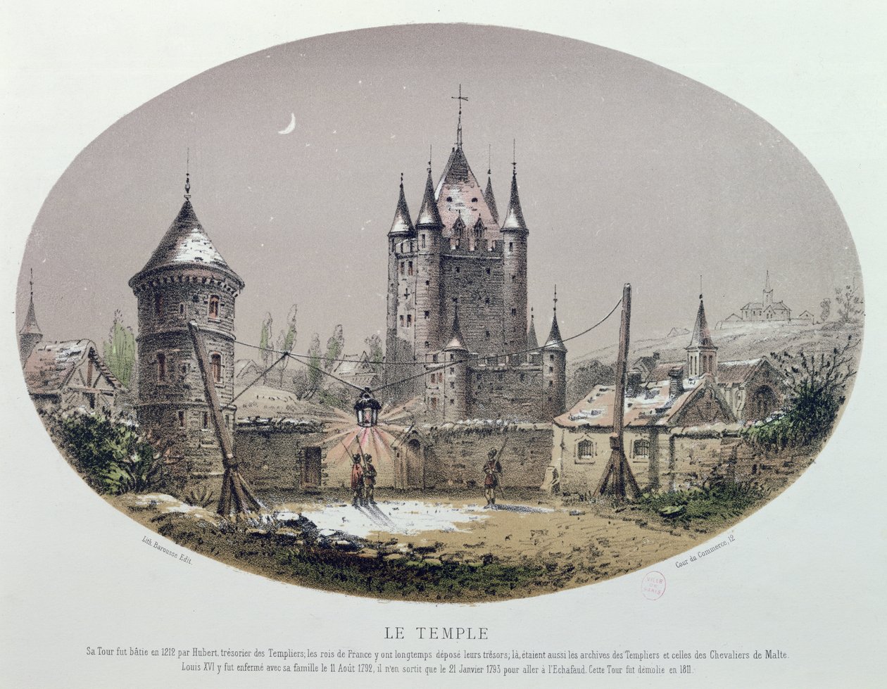 Templets Donjon, Paris af French School