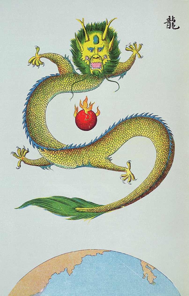 Dragen symboliserer solen af French School