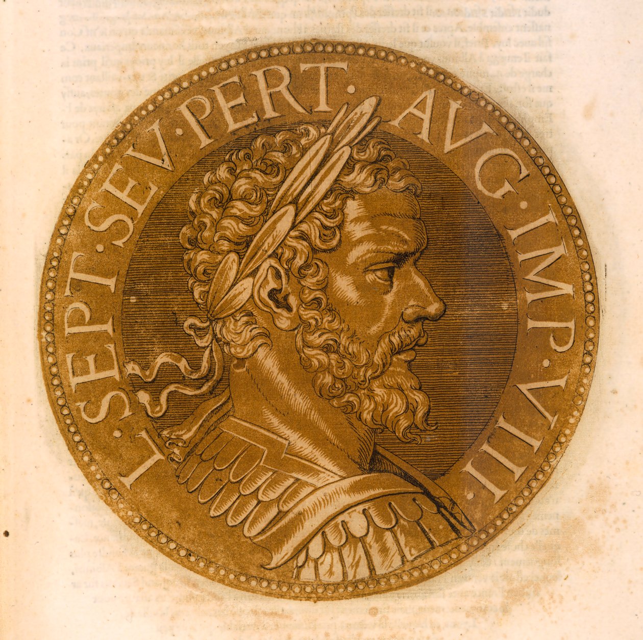 Kejser Lucius Septimius Severus af French School