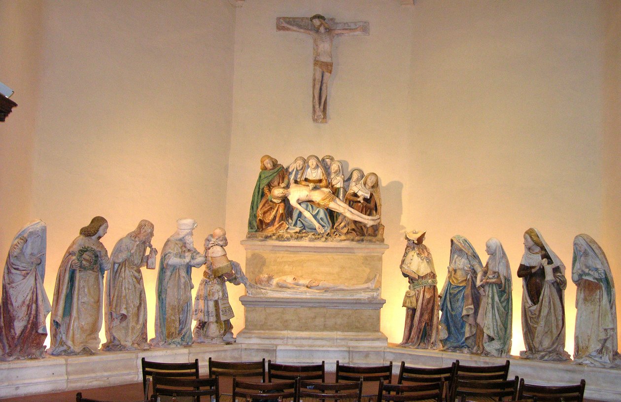Gravmælet, 1490 (malet sten) af French School