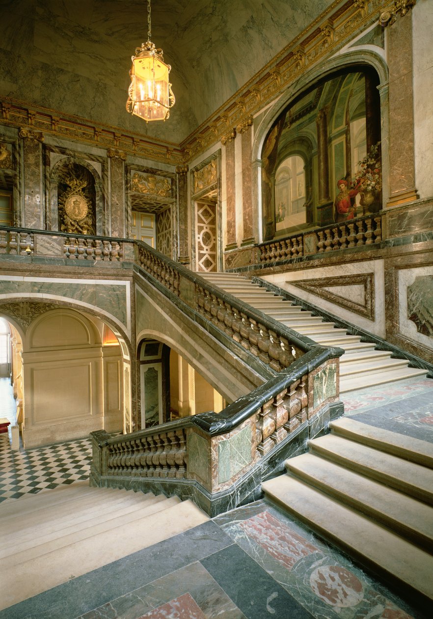 Queens Staircase 1680 af French School