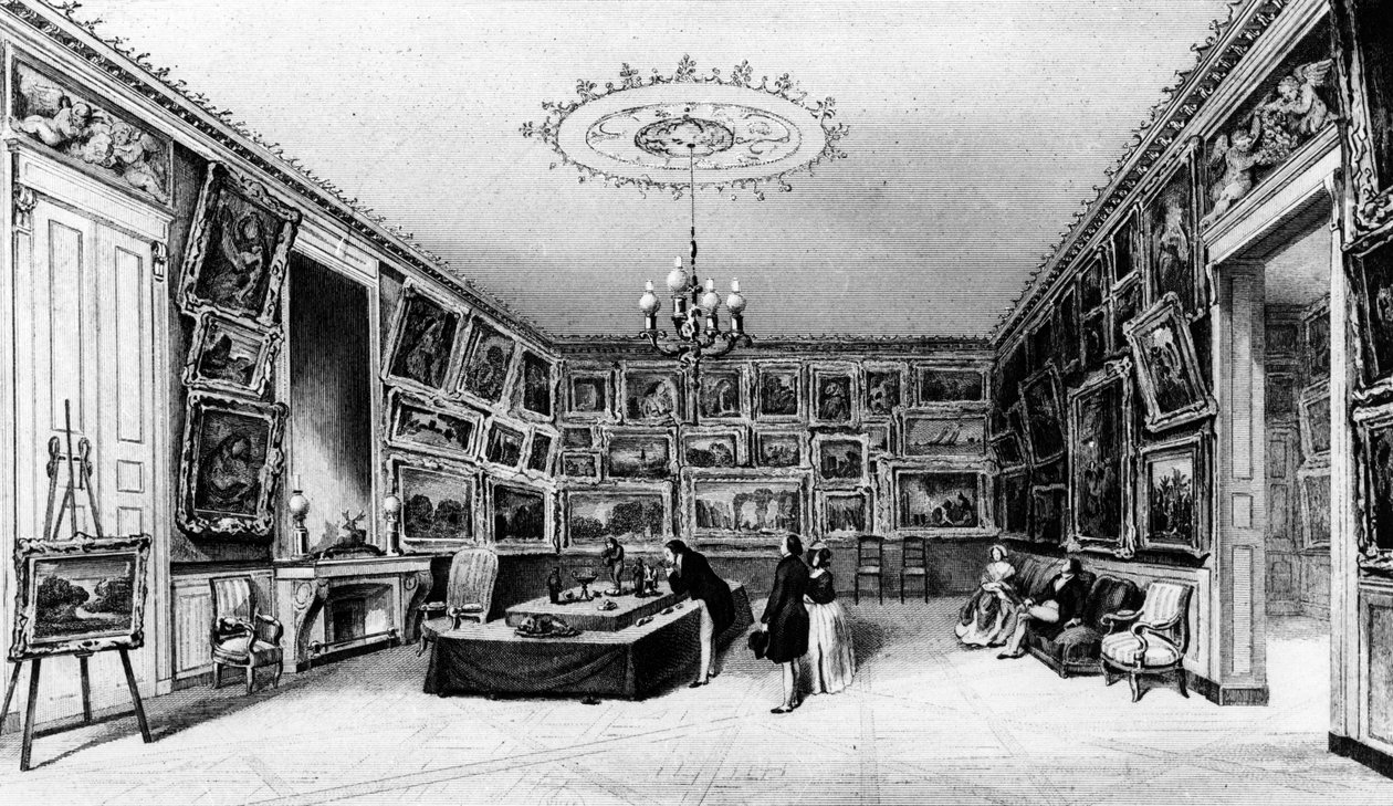 Galerie Durand-Ruel, 103, rue des Petits-Champs, Paris, 2. halvdel af 1800-tallet af French School