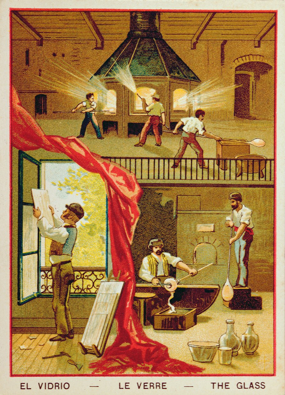 Glasset, illustration fra en børnebog af French School