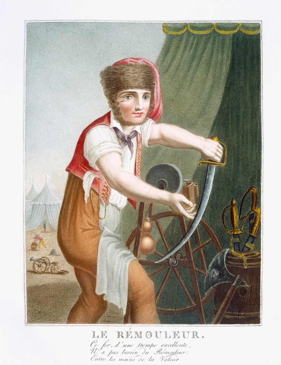 Kværnen, ca. 1816 af French School