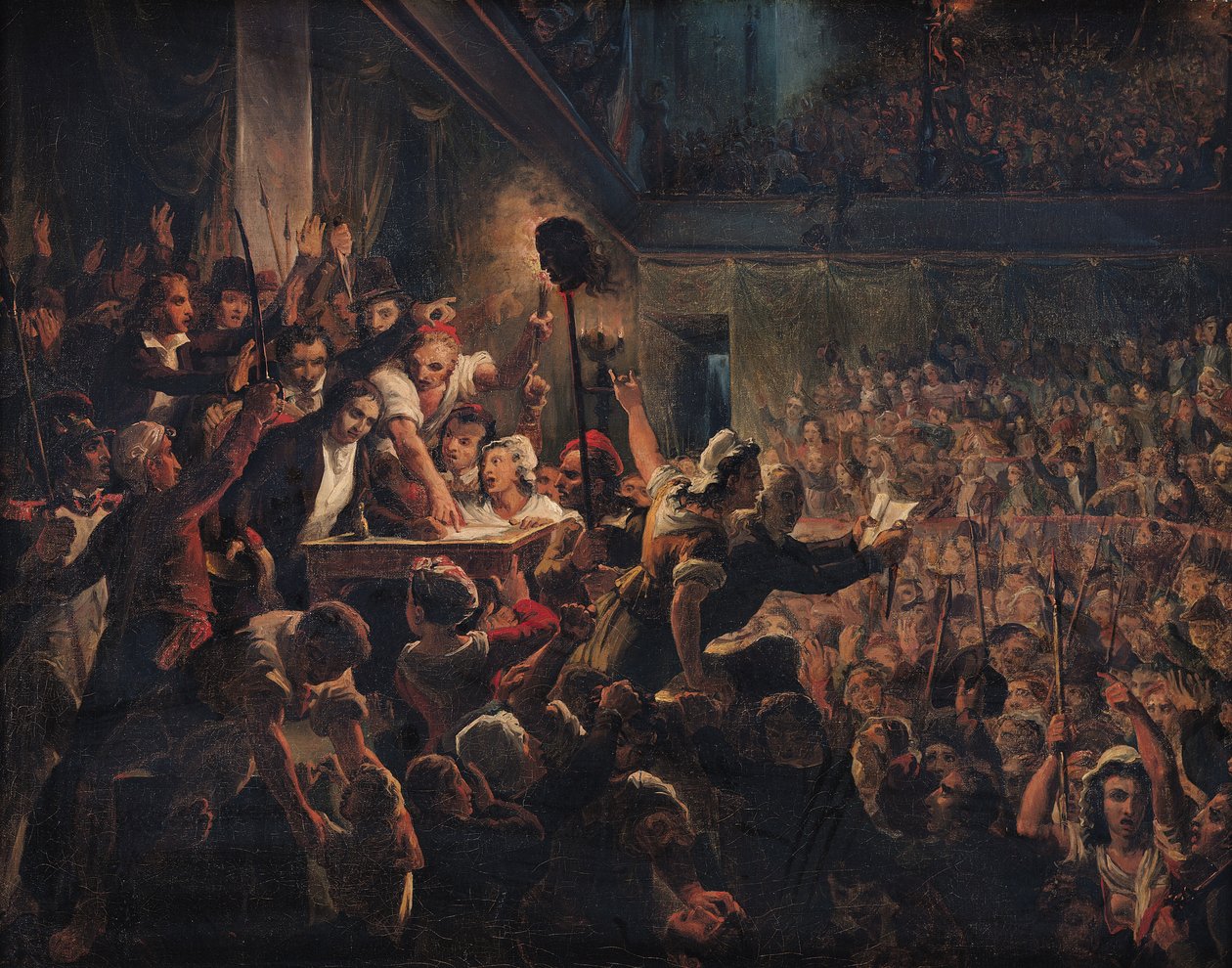 Lederen af vicedirektøren Jean Feraud (1759-95) præsenteret for Francois Antoine Boissy d