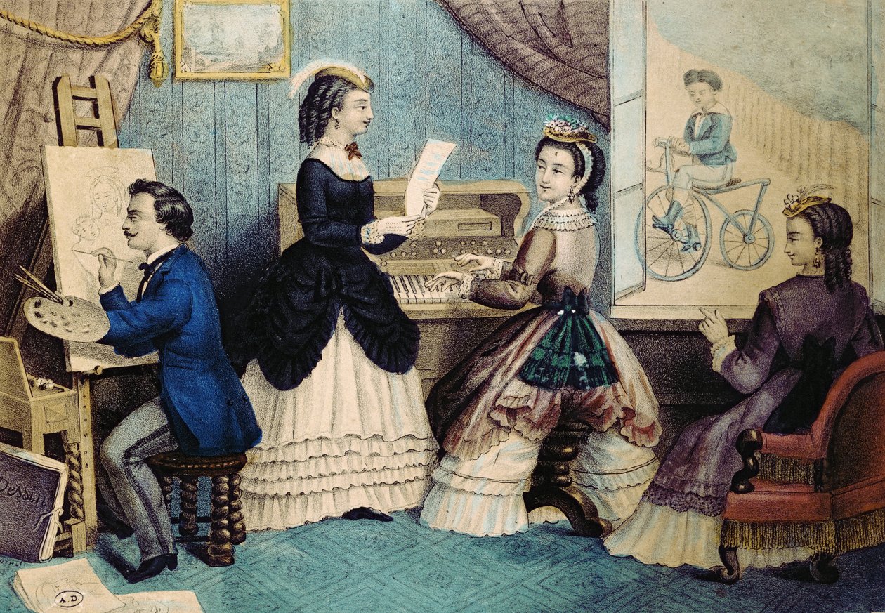 The Improving Arts, 1867 af French School