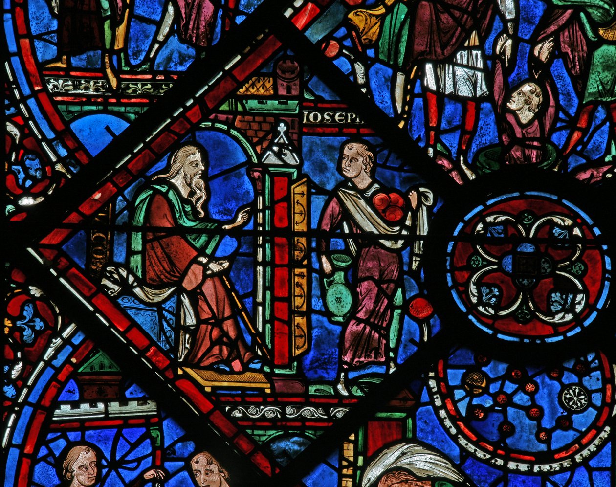 Josef-vinduet: Jakob sender Josef til sine brødre (w41) af French School