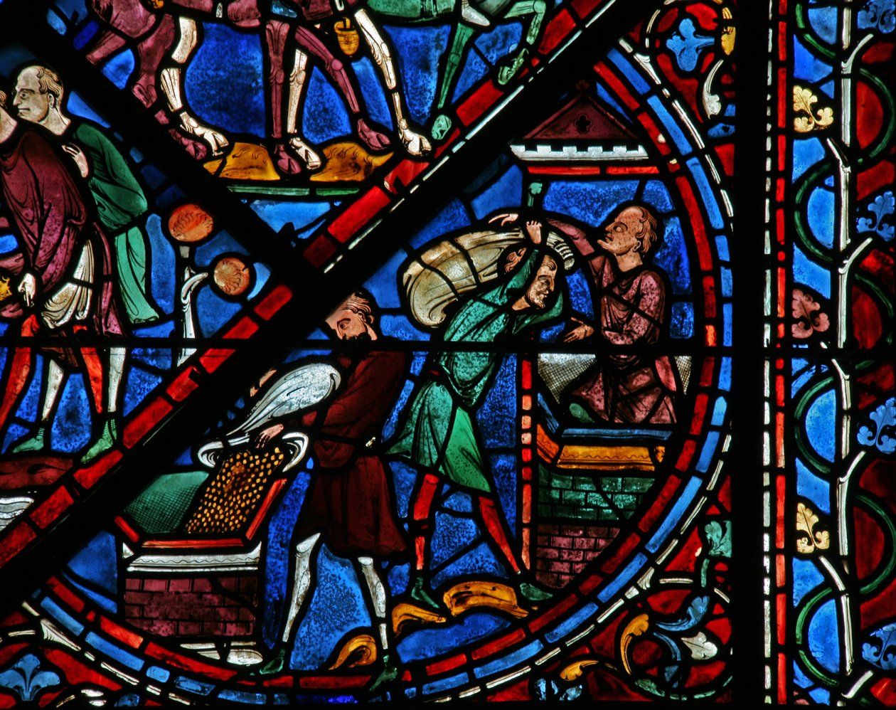 Joseph-vinduet: Ægypterne lagde hveden på lager (w41) af French School