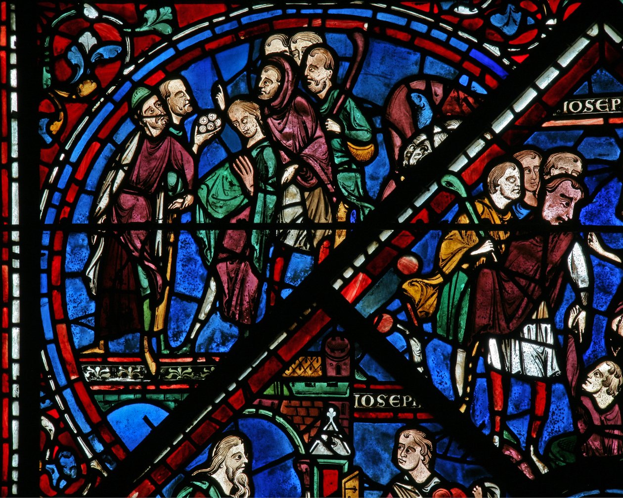 Joseph-vinduet: han sælges af sine brødre (w41) af French School