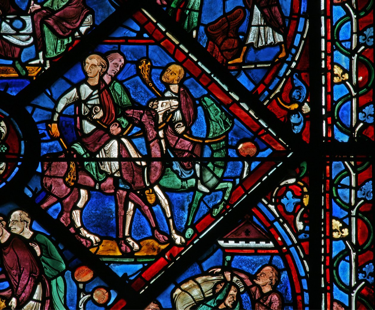 Joseph-vinduet: hans brødre rejser til Egypten (w41) af French School