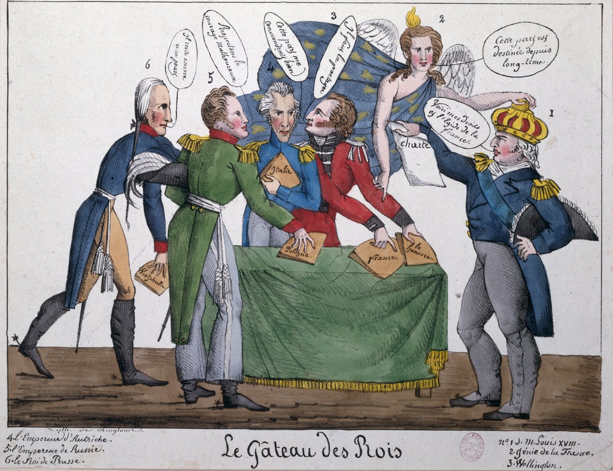 Kongernes kage, 1815 af French School
