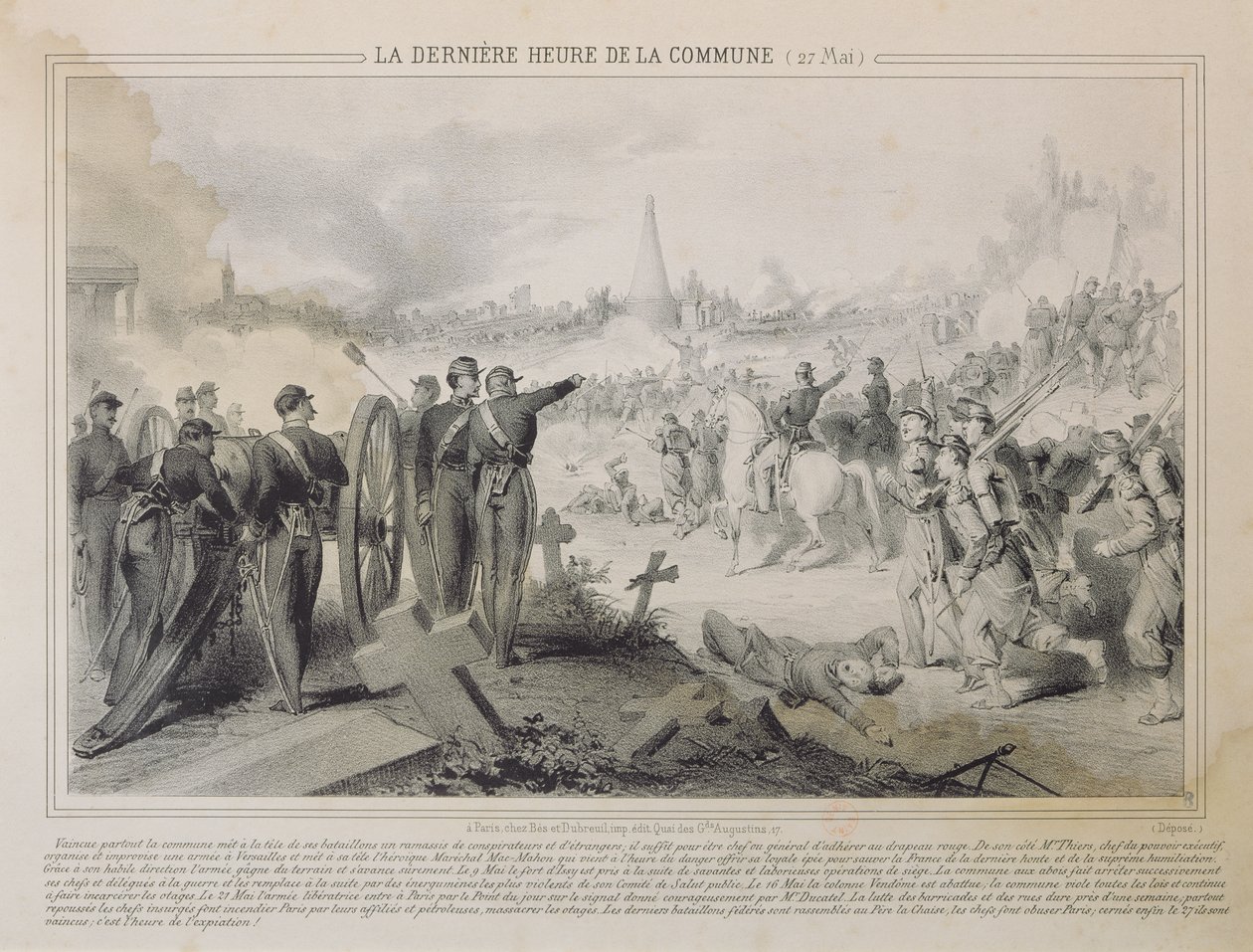 Kommunens sidste time, 27. maj 1871 af French School