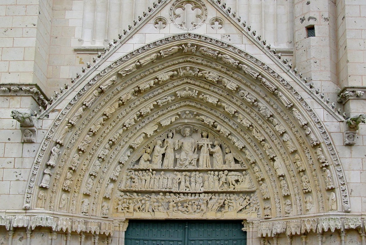 Den sidste dom, fra den midterste tympanon på vestfacaden af French School
