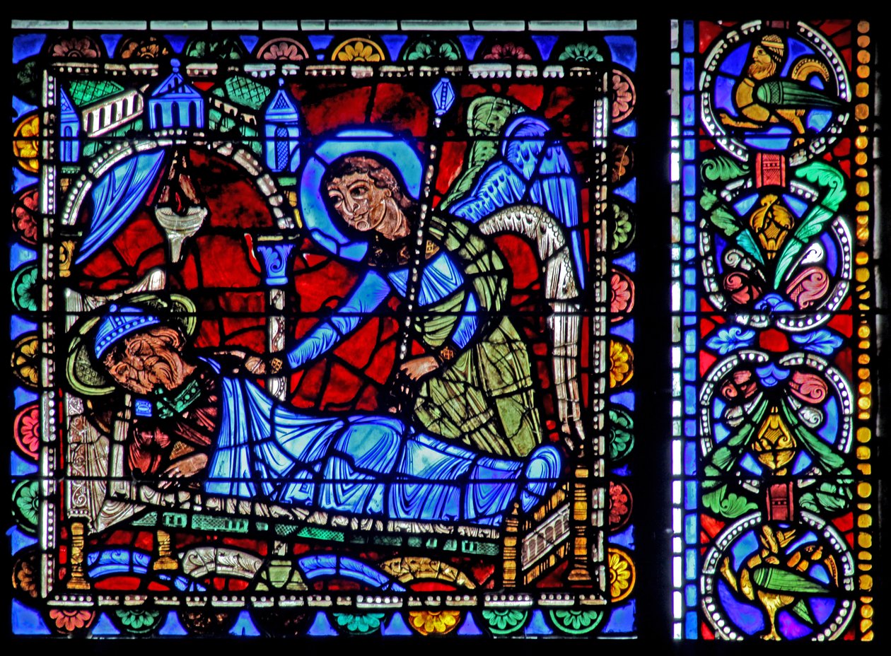 The Life of Christ window: Josephs Dream (w50) af French School
