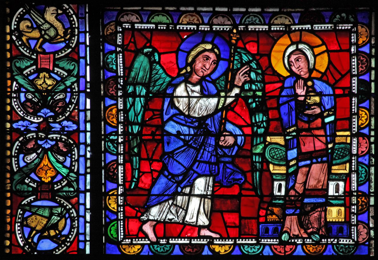The Life of Christ window: The Annunciation (w50) af French School