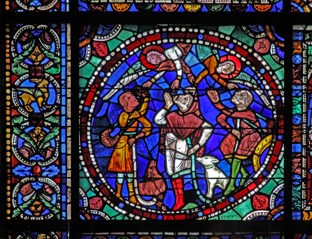 The Life of Christ window: The Annunciation to Shepherds (w50) af French School