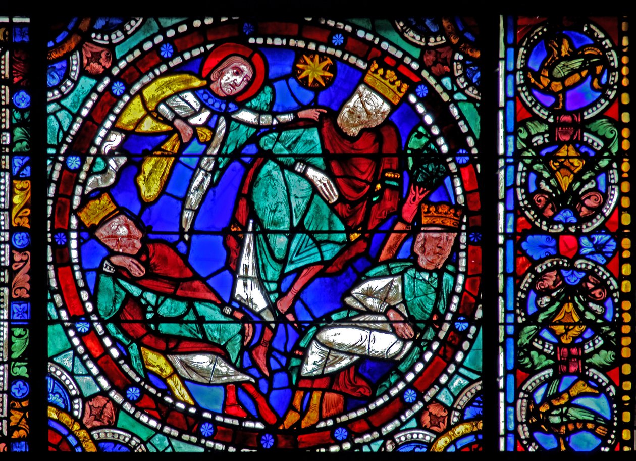 The Life of Christ window: Magi - advaret i en drøm (w50) af French School