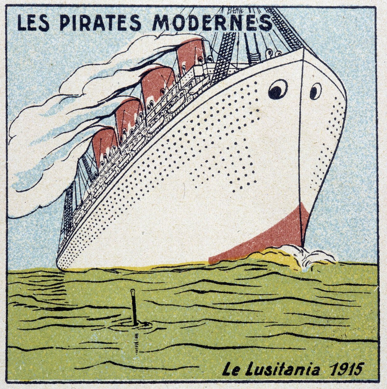 Lusitania af French School