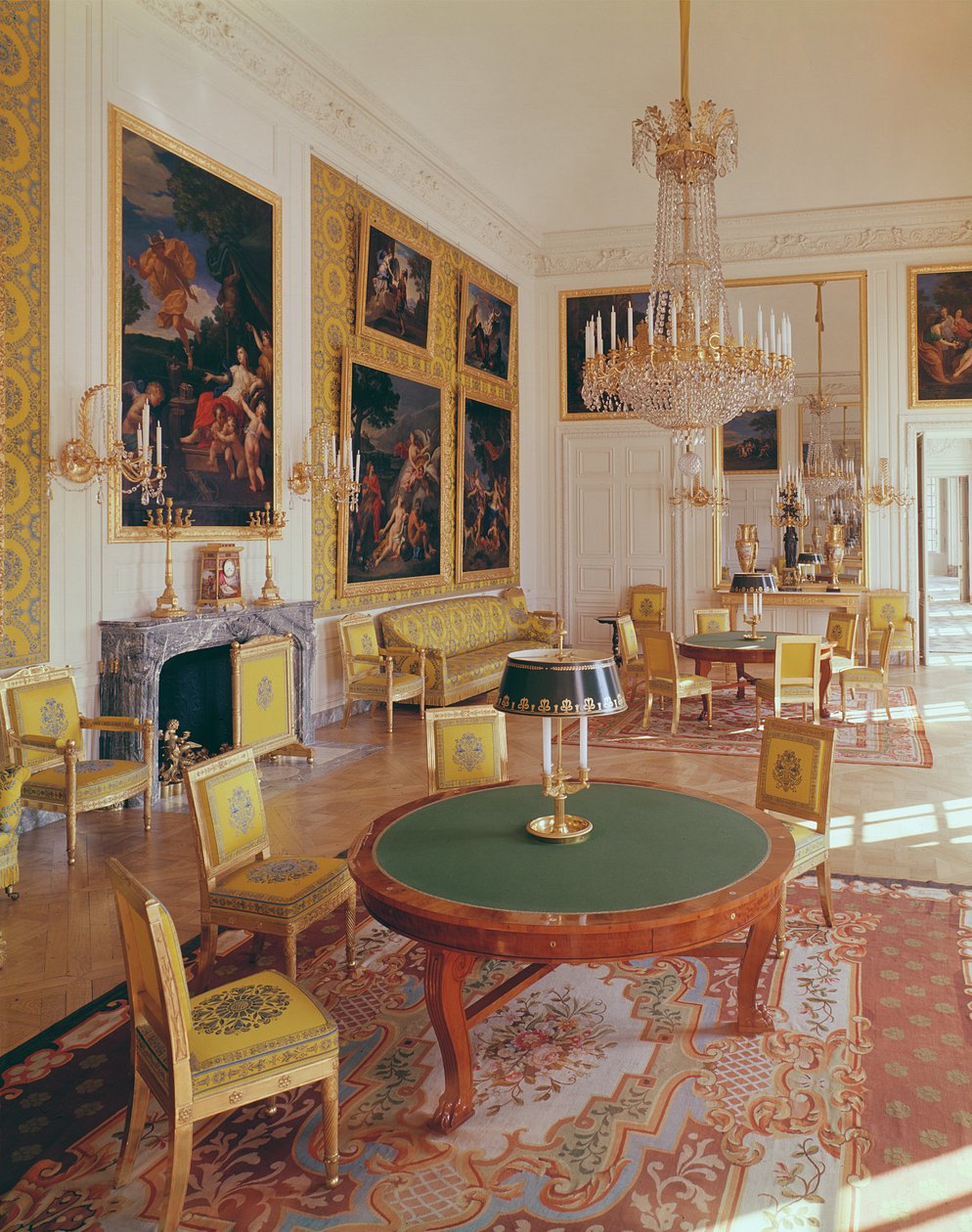 Hovedreceptionslokalet på Grand Trianon af French School