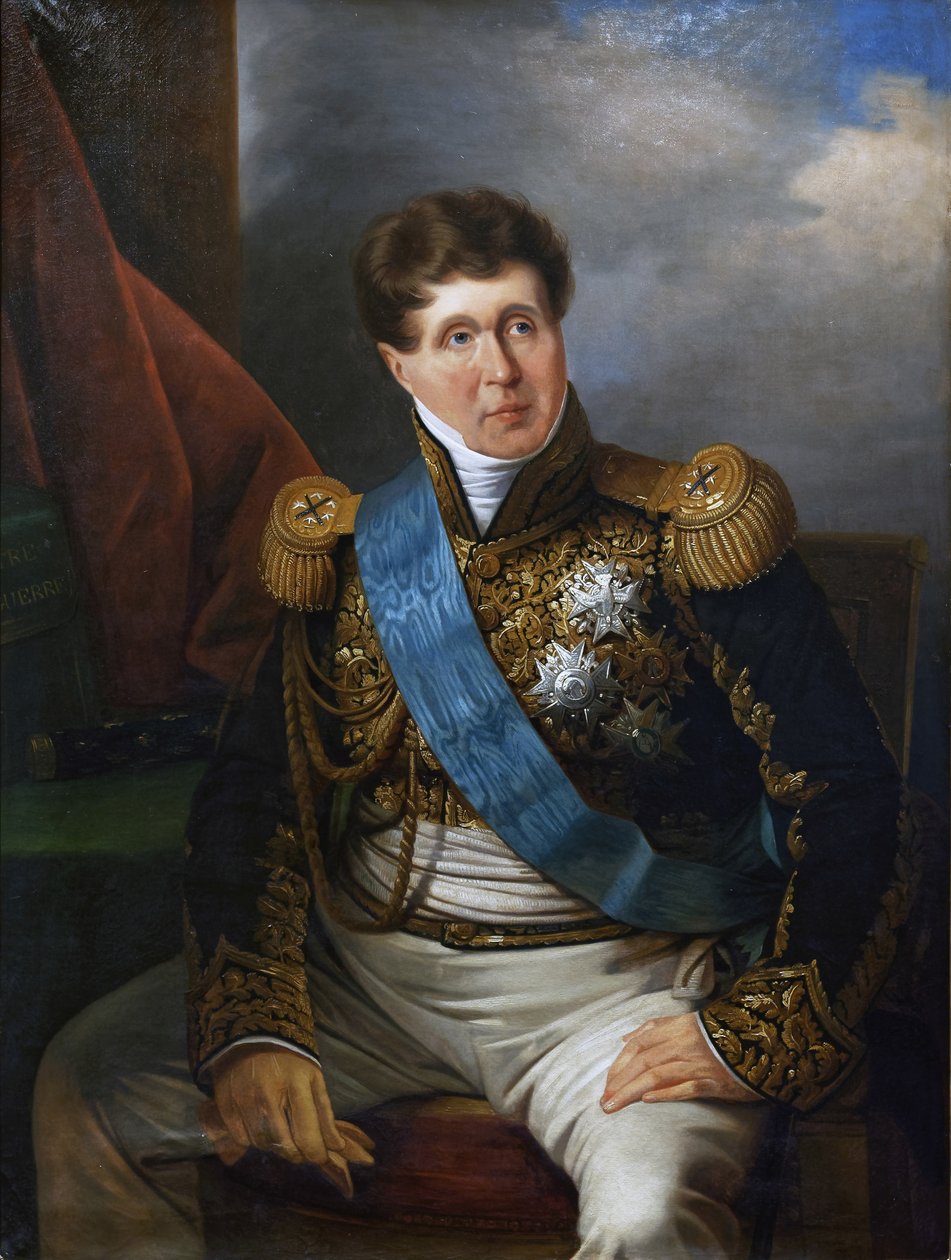 The Marechal Victor, Duke of Bellune, ca. 1823-40 (olie på lærred) af French School