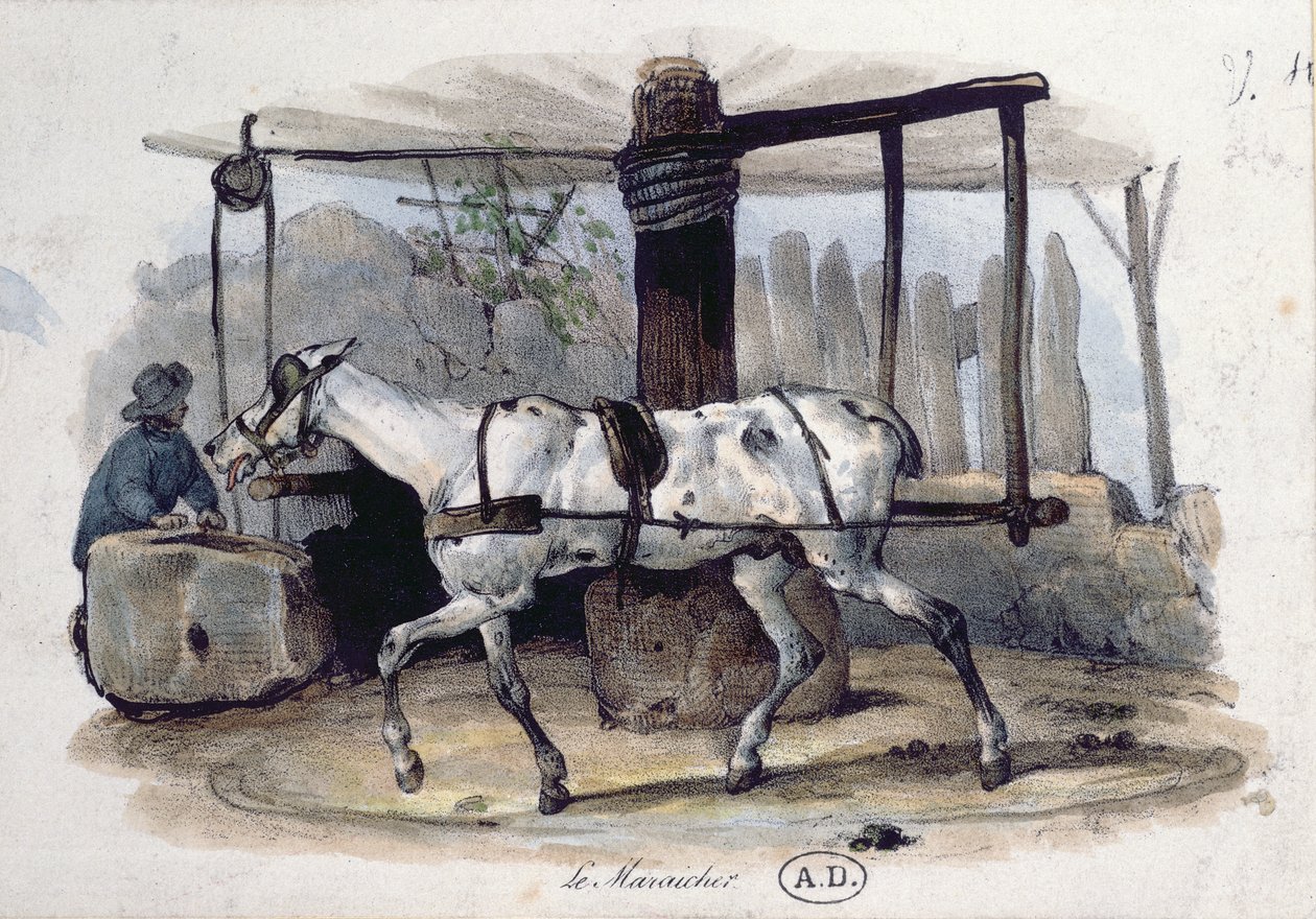 Gartneren, 1840 af French School