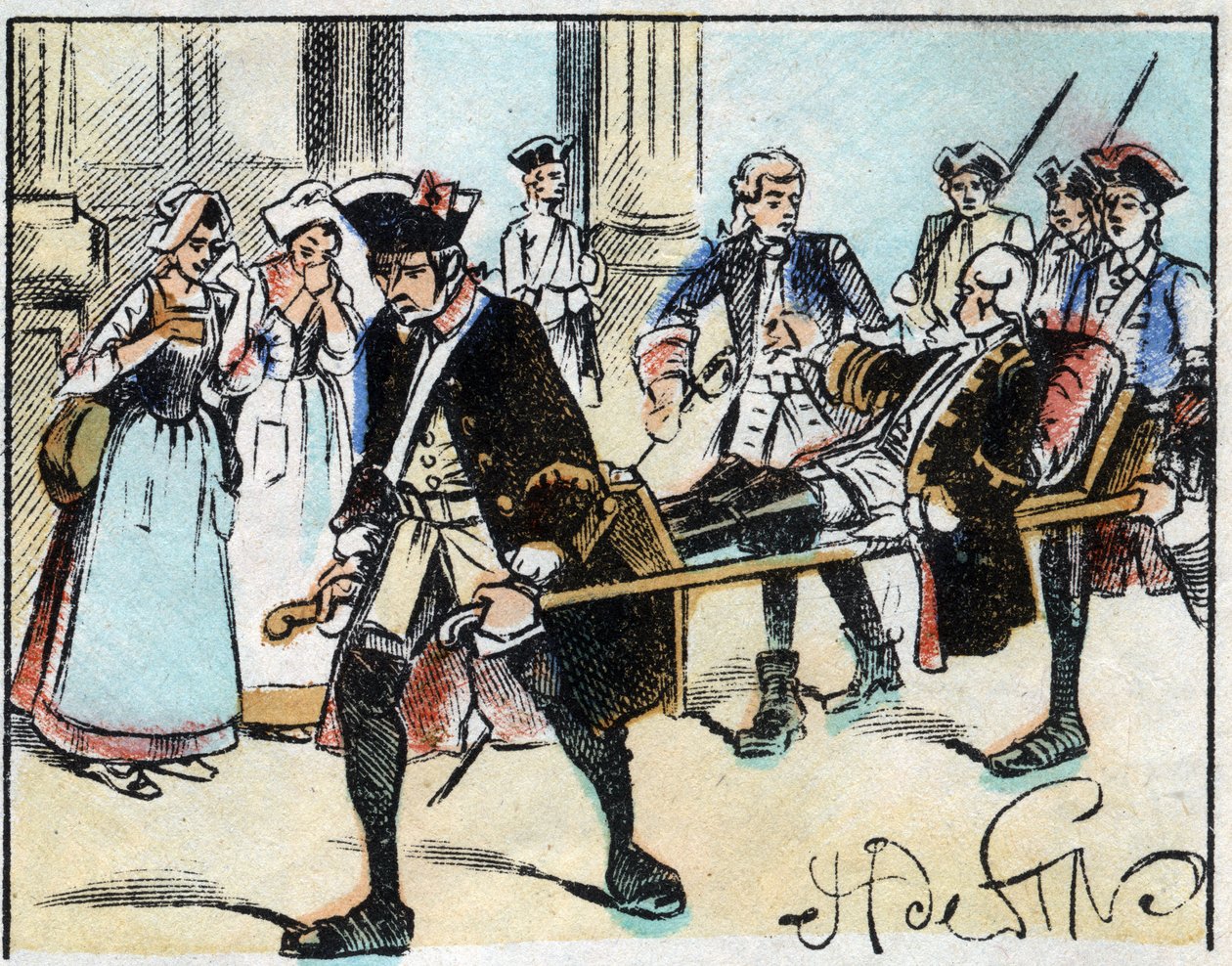 Markisen af Montcalm (Louis Joseph de Montcalm af French School