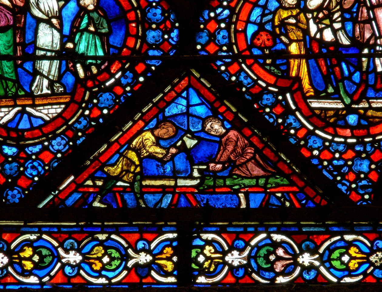 Noah-vinduet: donorer - hjulmagere og tømrere (w47) af French School