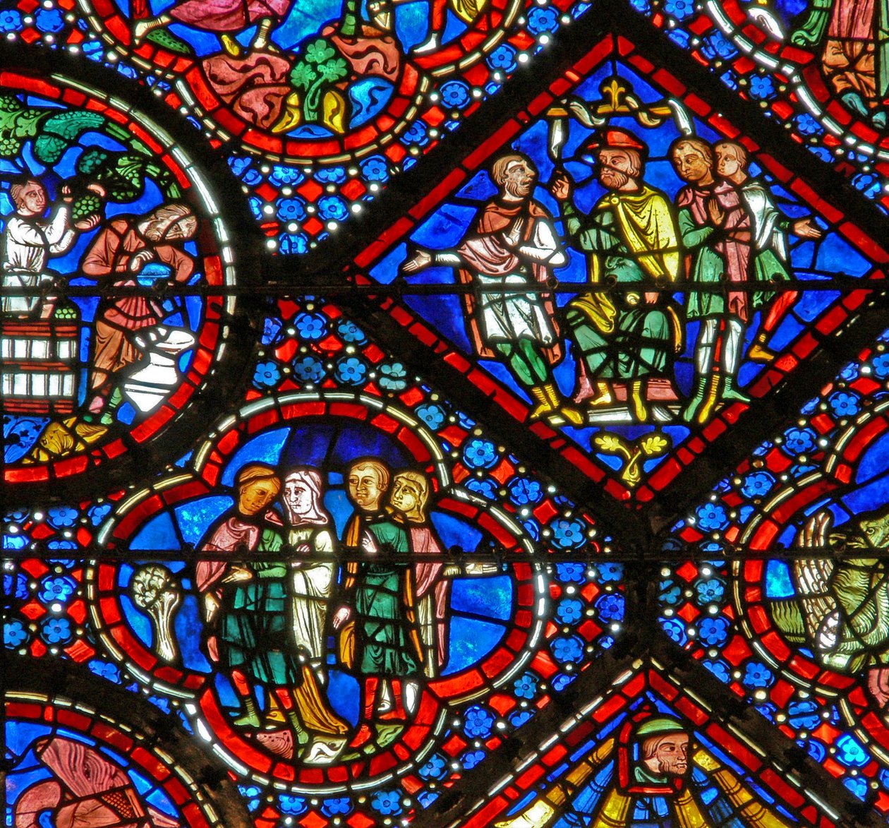 Noah-vinduet: opdagelsen af vinstokken (w47) af French School