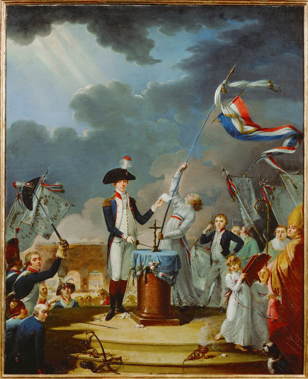 General Lafayettes ed ved fejringen af Føderationen ... af French School