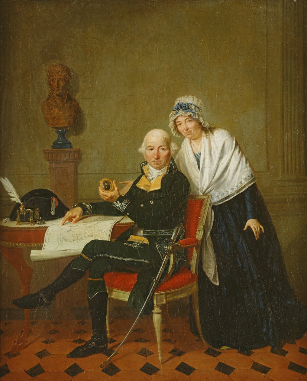 Forældrene til Jean Andoche Junot (1771-1813), hertug af Abrantes, før 1806 af French School