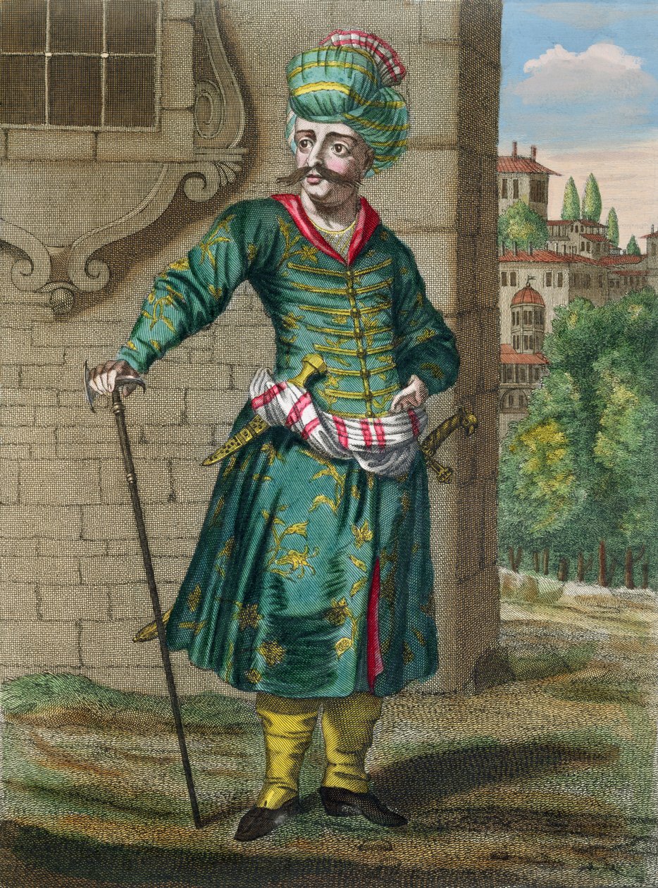 Perseren, fra Recueil dEstampes sur les Costumes du Levant, graveret af Gerard Jean Baptiste Scotin (1671-1716) 1707-08 af French School
