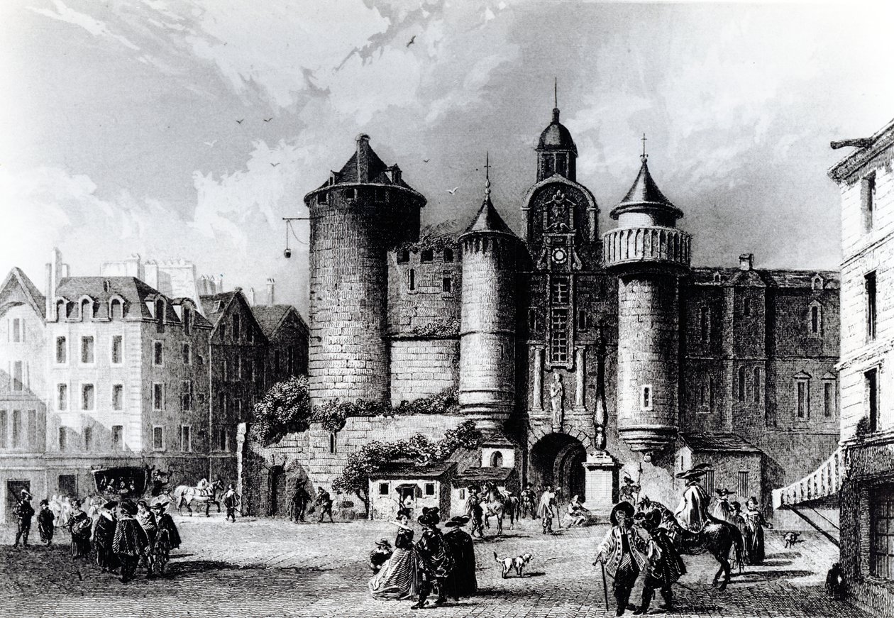 Petit Chatelet i det syttende århundrede af French School